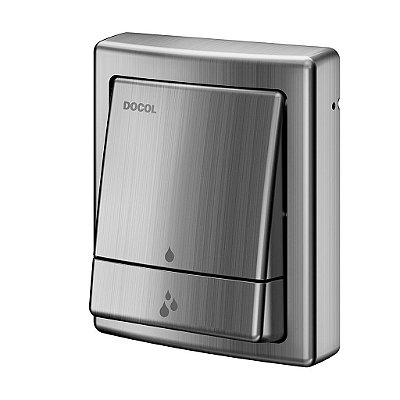 Acabamento Para Válvula De Descarga Square Salvágua Grafite Escovado - 00449570 - Docol