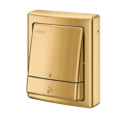 Acabamento Para Válvula De Descarga Square Salvágua Ouro Escovado - 00449572 - Docol