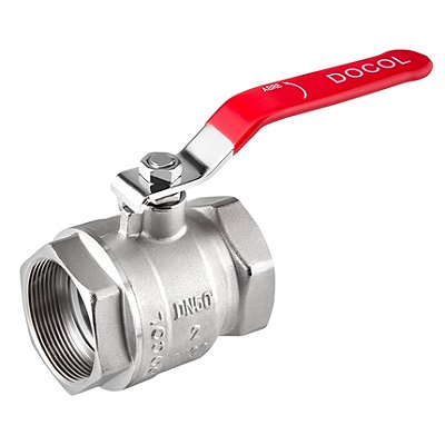 Válvula De Esfera Com Alavanca 2" Vermelha - 00475106 - Docol