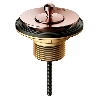 Válvula De Saída D'Água Universal Para Banheiro Em Metal 7/8" Cobre Polido - 00486330 - Docol