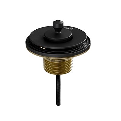 Válvula Saida D'Agua Universal 7/8 Ônix - 004863Ce - Docol