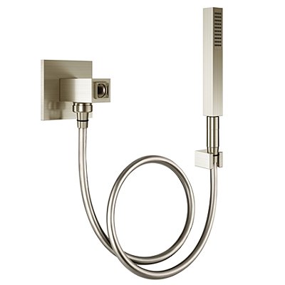 Desviador Chuveiro Square 1/2" Níquel Escovado - 00604244 - Docol