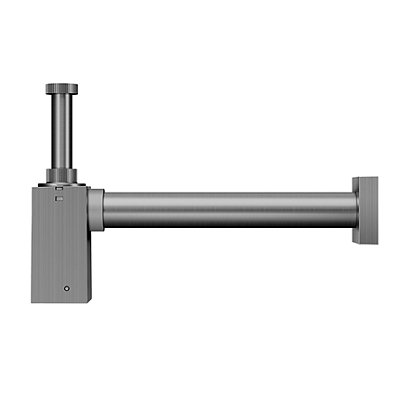 Sifão Para Banheiro Square Grafite Escovado - 00636070 - Docol