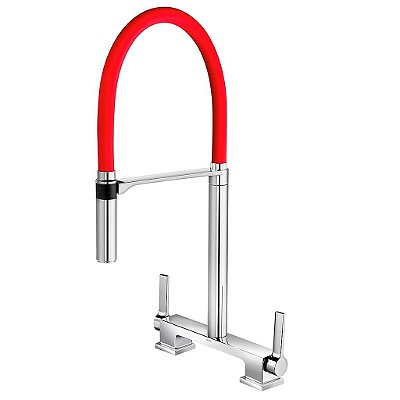 Misturador Para Cozinha Bica Alta Doc Vermelho - 00738779 - Docol