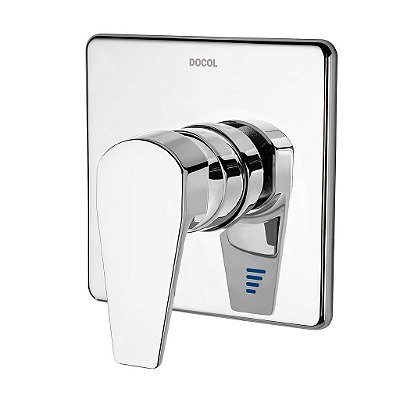 Acabamento Monocomando Para Chuveiro E Ducha Higiênica Alta Pressão 1/2" Lift - 00804906 - Docol