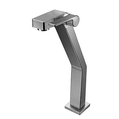 Torneira Para Banheiro Bica Alta Docol Stillo Grafite Escovado - 00820370 - Docol