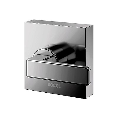 Acabamento Para Registro Docolbase 1.1/2" E 1.1/4" Docol Stillo Grafite Polido - 00820548 - Docol