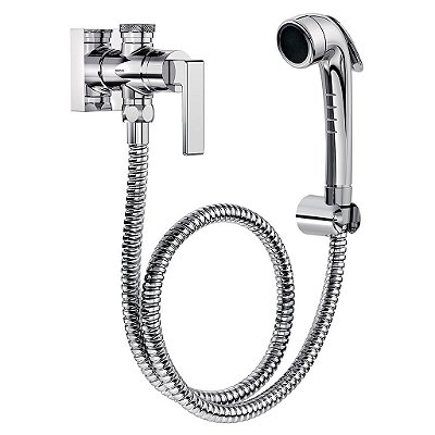 Ducha Higiênica Com Registro E Derivação Docol Stillo - 00823706 - Docol