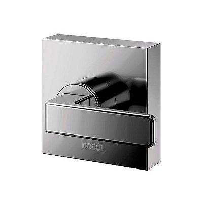 Acabamento Para Registro Base Deca 3/4" Docol Stillo Grafite Polido - 00824148 - Docol