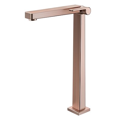 Torneira Para Banheiro Bica Alta 90° Docol Stillo Cobre Escovado - 00824869 - Docol