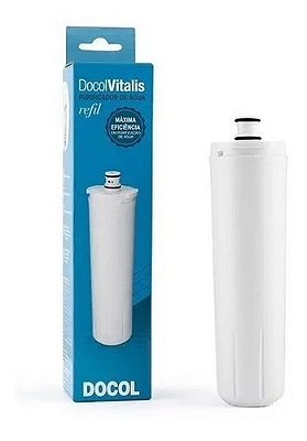 Refil Elemento Filtrante Purificador Docol Vitalis Cor Branco