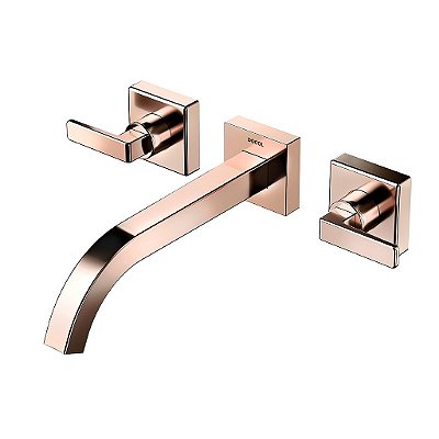 Misturador Para Banheiro De Parede Docol Stillo Cobre Polido - 00832430 - Docol