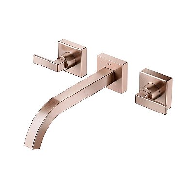 Misturador Para Banheiro De Parede Docol Stillo Cobre Escovado - 00832469 - Docol