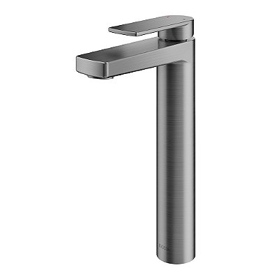 Monocomando Para Banheiro Bica Alta Argon Grafite Escovado - 00847870 - Docol