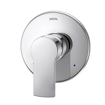 Acabamento Monocomando Para Chuveiro Baixa Pressão 1/2" Argon - 00848606 - Docol