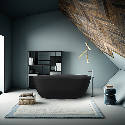 Torneira Para Banheiro Bica Alta Edge Grafite Polido - 00849348 - Docol