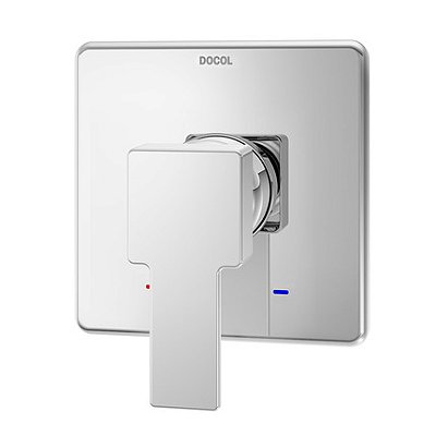 Acabamento Monocomando Para Chuveiro Baixa Pressão 3/4" Edge - 00850006 - Docol