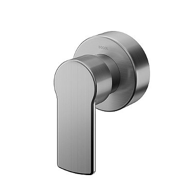 Acabamento Para Registro Base Deca 1/2", 3/4" E 1" Argon Grafite Escovado - 00873870 - Docol