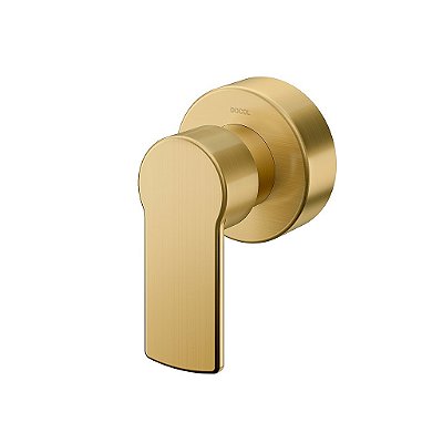 Acabamento Para Registro Base Deca 1/2", 3/4" E 1" Argon Ouro Escovado - 00873872 - Docol