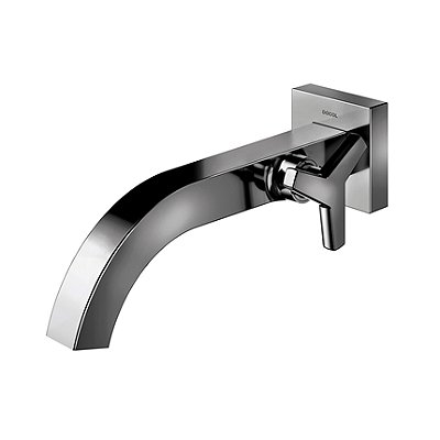 Torneira Para Banheiro De Parede Docol City Grafite Polido - 00876448 - Docol