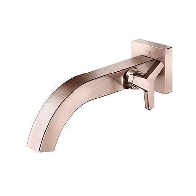 Torneira Para Banheiro De Parede Docol City Cobre Escovado - 00876469 - Docol