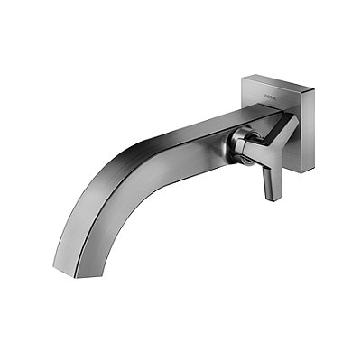 Torneira Para Banheiro De Parede Docol City Grafite Escovado - 00876470 - Docol