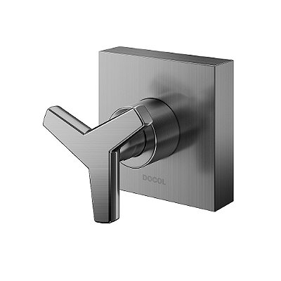 Acabamento Para Registro Base Deca 1.1/4" E 1.1/2" Docol City Grafite Escovado - 00877470 - Docol