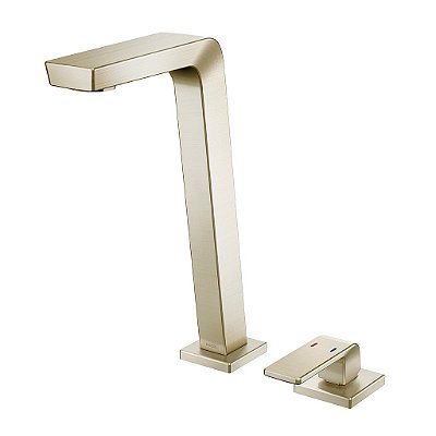 Monocomando Para Banheiro Bica Alta Vougan Níquel Escovado - 00884644 - Docol