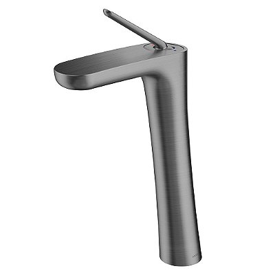 Monocomando Para Banheiro Bica Alta Docol Kaila Grafite Escovado - 00885970 - Docol