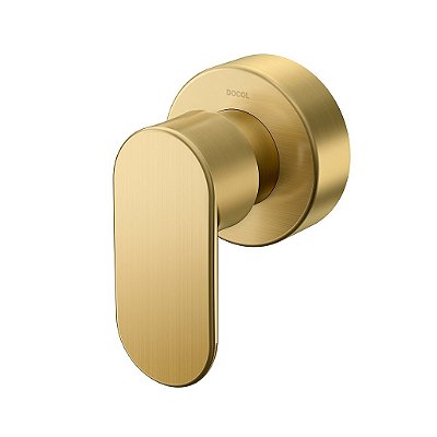 Acabamento Para Registro Docolbase 1/2", 3/4" E 1" Docol Kaila Ouro Escovado - 00886472 - Docol