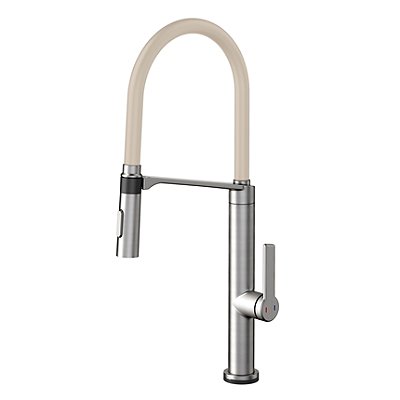 Monocomando Doc Tech Inox Escovado Com Mangueira Na Cor Areia - 009073Bs - Docol