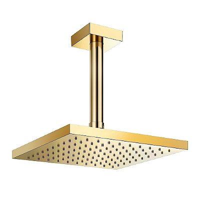 Chuveiro De Teto Docol Heaven Q200 Ouro Polido - 00909243 - Docol