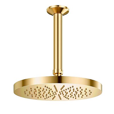 Chuveiro 200 de teto DocolEden ouro polido - 90009093043 - DOCOL