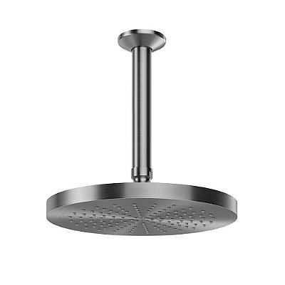 Chuveiro 200 de teto DocolEden grafite escovado - 90009093070 - DOCOL