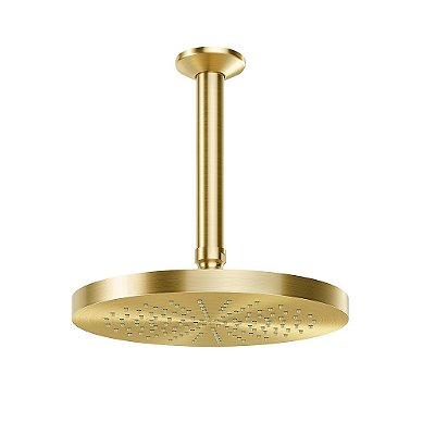 Chuveiro 200 de teto DocolEden ouro escovado - 90009093072 - DOCOL