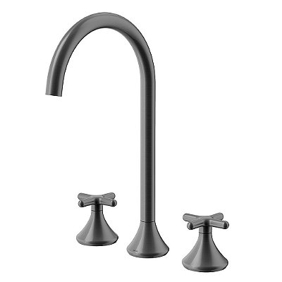 Misturador Para Banheiro 340 Liss Grafite Escovado - 00920770 - Docol