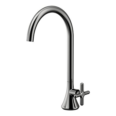 Torneira Para Banheiro 340 Liss Grafite Polido - 00920948 - Docol