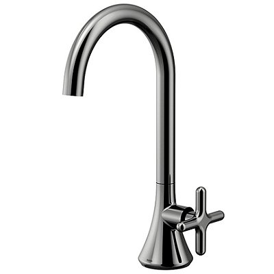 Torneira Para Banheiro 290 Liss Grafite Polido - 00921048 - Docol