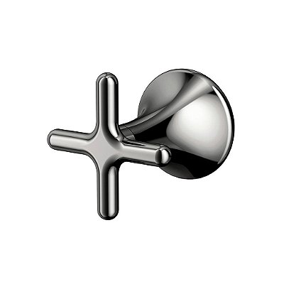 Acabamento Para Registro Docolbase 1/2", 3/4" E 1" Liss Grafite Polido - 00921248 - Docol