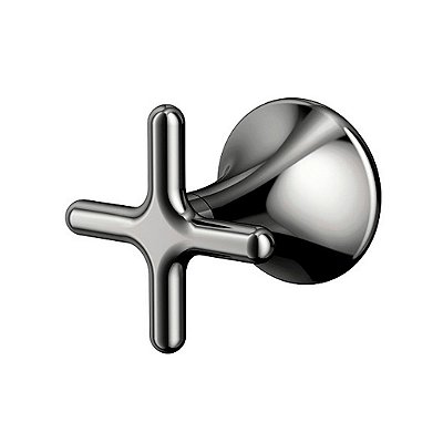 Acabamento Para Registro Base Fabrimar 1/2", 3/4" E 1" Liss Grafite Polido - 00921748 - Docol