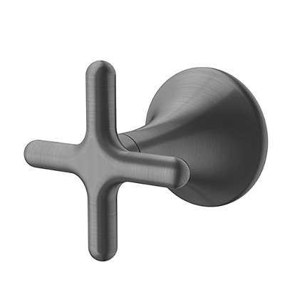 Acabamento Para Registro Base Fabrimar 1/2" E 3/4" Liss Grafite Escovado - 00921770 - Docol