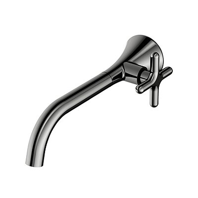 Torneira Para Banheiro De Parede 230 Liss Grafite Polido - 00922248 - Docol