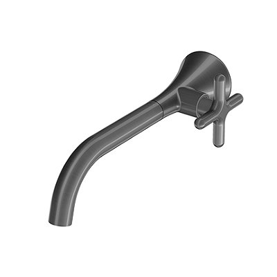 Torneira Para Banheiro De Parede 230 Liss Grafite Escovado - 00922270 - Docol