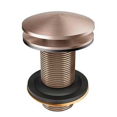 Válvula De Saída D'Água Click Clack Cobre Escovado - 00922469 - Docol