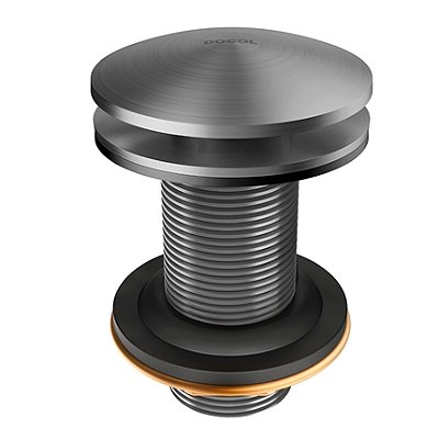 Válvula De Saída D'Água Click Clack Grafite Escovado - 00922470 - Docol