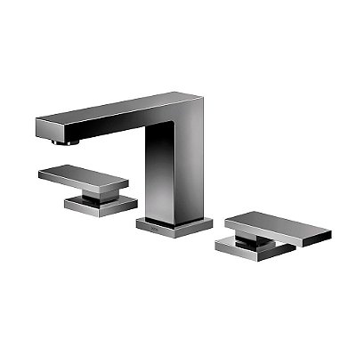 Misturador Para Banheiro New Edge Grafite Polido - 00925248 - Docol