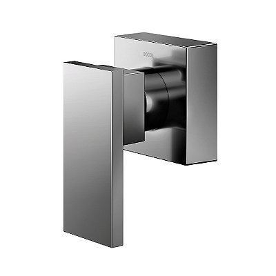 Acabamento Para Registro Base Deca 3/4" New Edge Grafite Polido - 00925848 - Docol