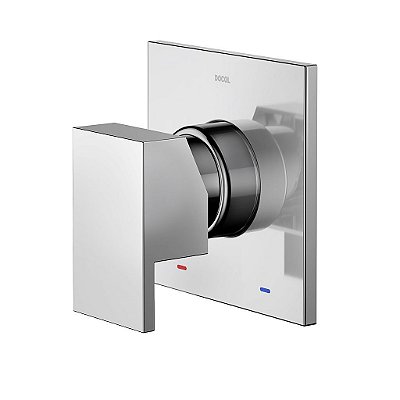 Acabamento Monocomando Para Chuveiro E Ducha Higiênica Alta Pressão 1/2" New Edge/Minima - 00926006 - Docol