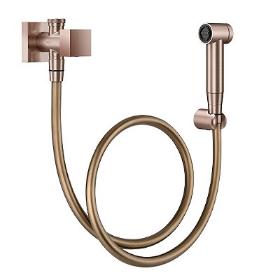 Ducha Higiênica Com Registro E Derivação Minima Cobre Escovado - 00931069 - Docol