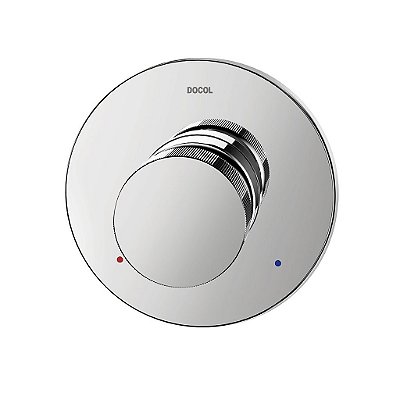 Acabamento Monocomando Para Chuveiro E Ducha Higiênica Alta Pressão 1/2" Mix&Match - 00931206 - Docol